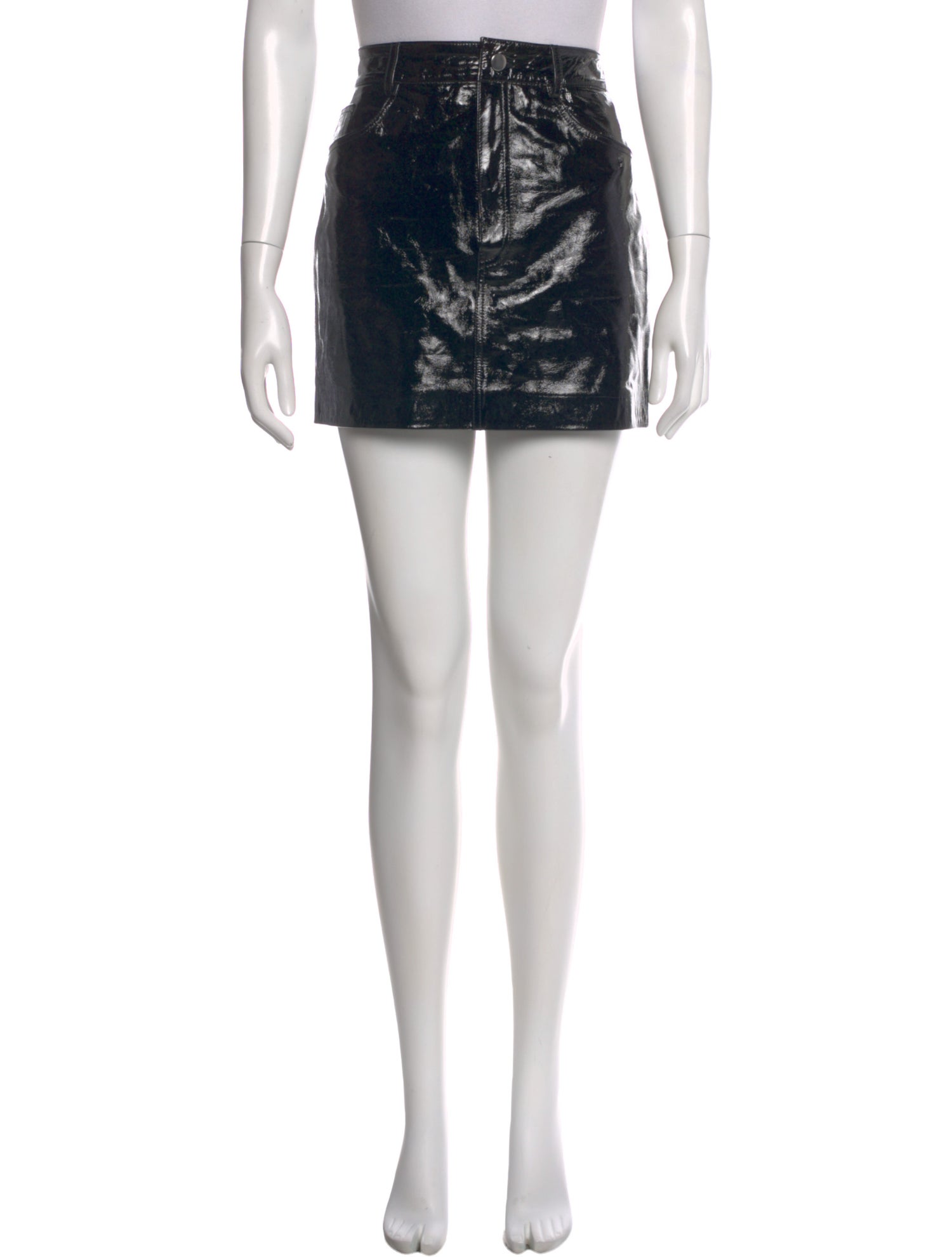 LPA Leather Mini Skirt