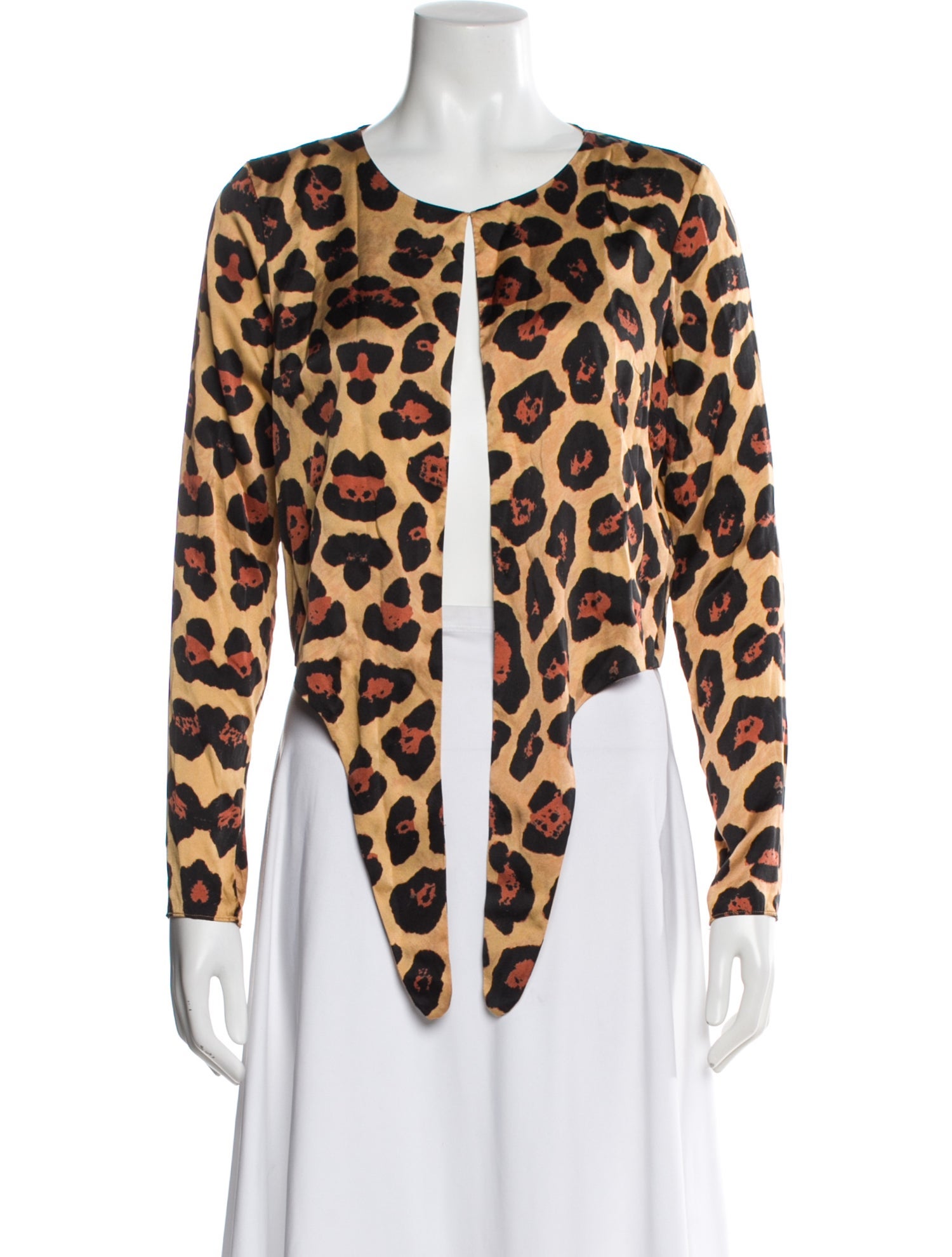LPA Silk Animal Print Top