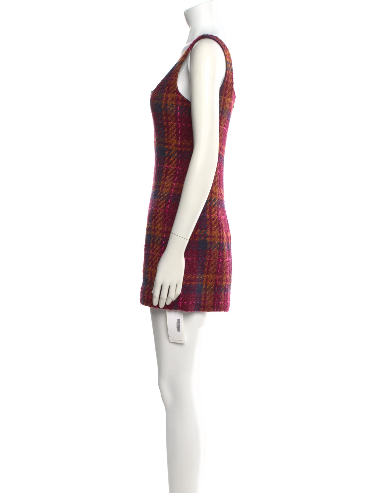 LPA Plaid Print Mini Dress