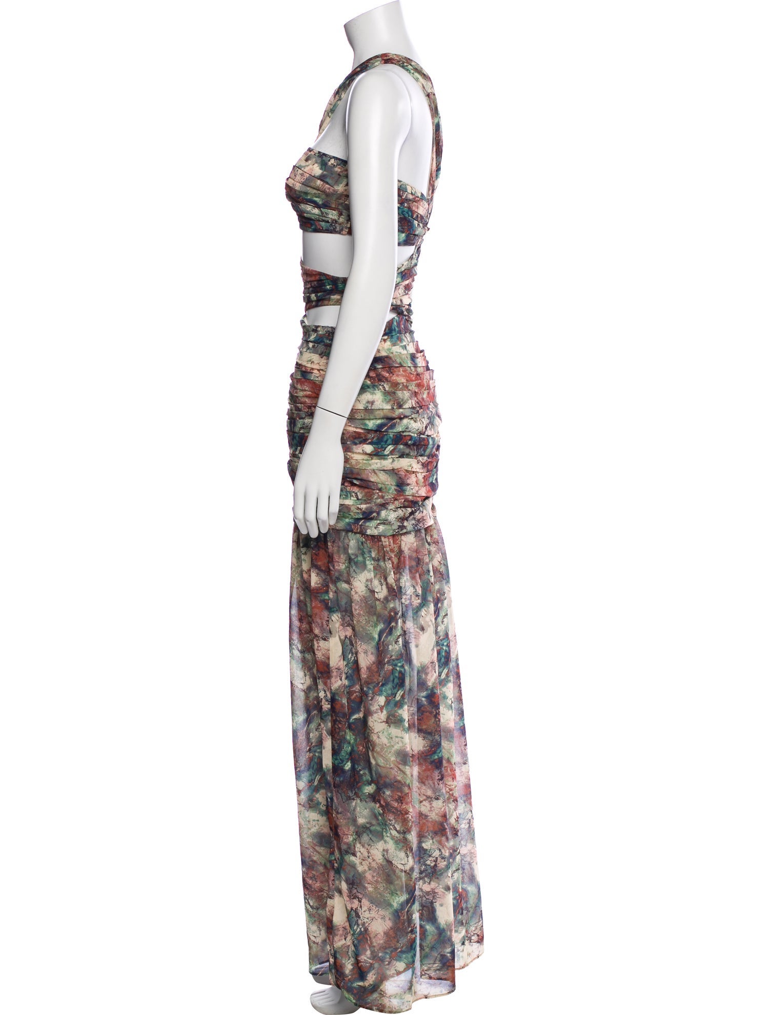 LPA Printed Long Dress