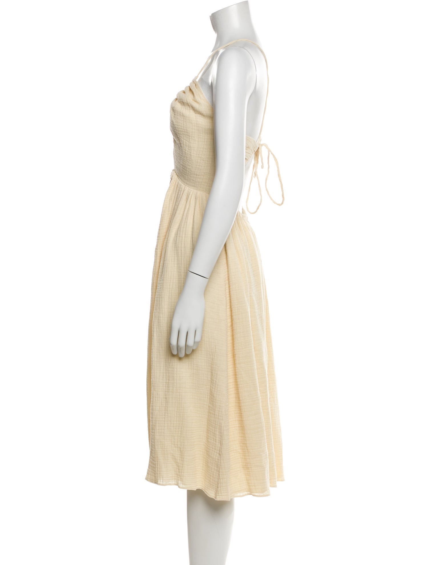 LPA V-Neck Midi Length Dress