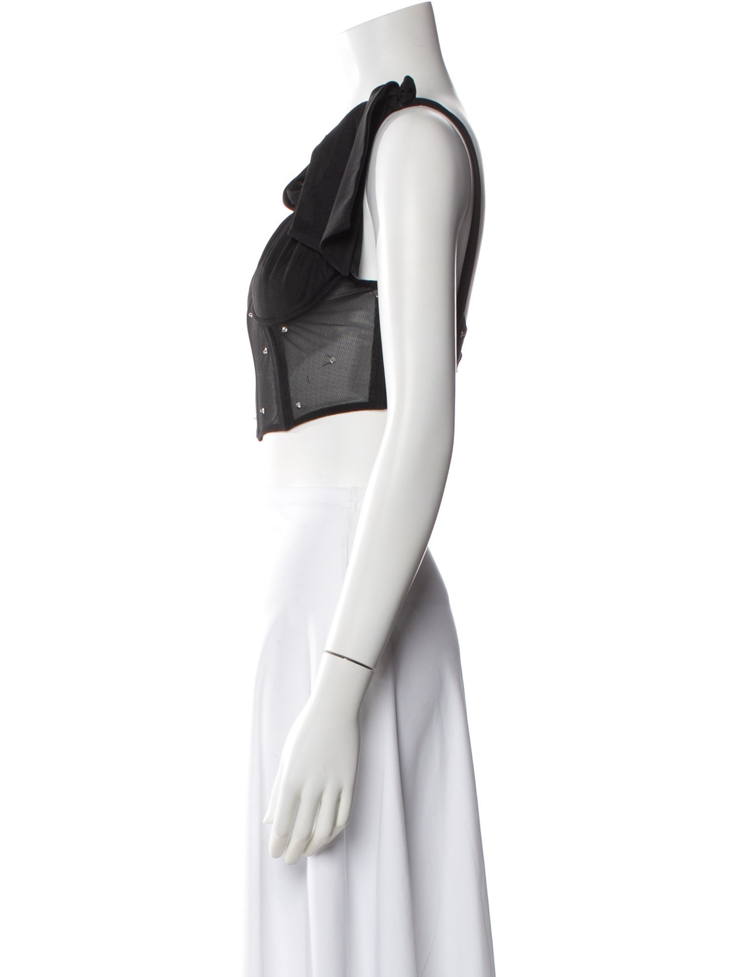 LPA V-Neck Sleeveless Crop Top