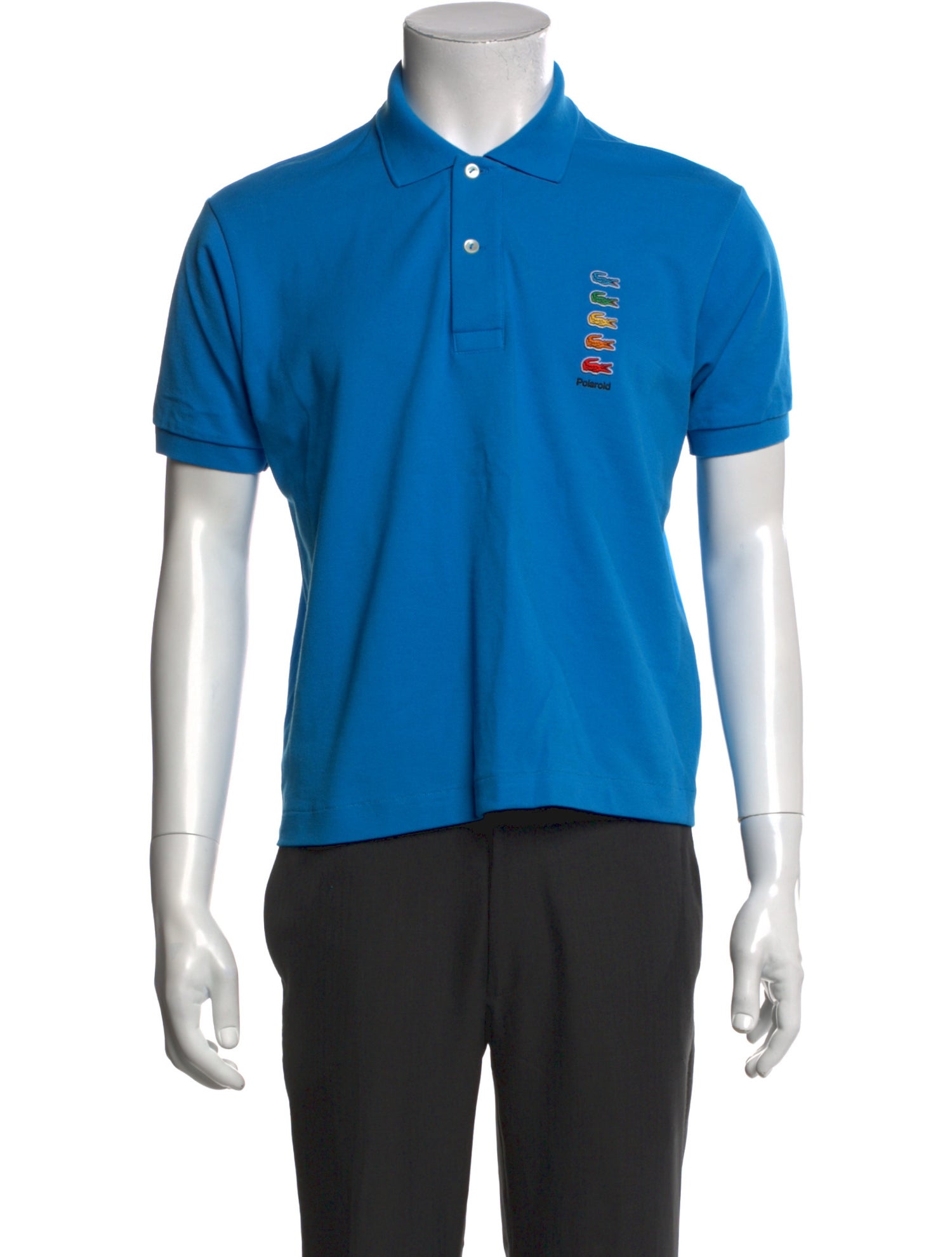 Lacoste x Polaroid Collar Short Sleeve Polo Shirt