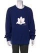 le PERE Graphic Print Crew Neck Pullover