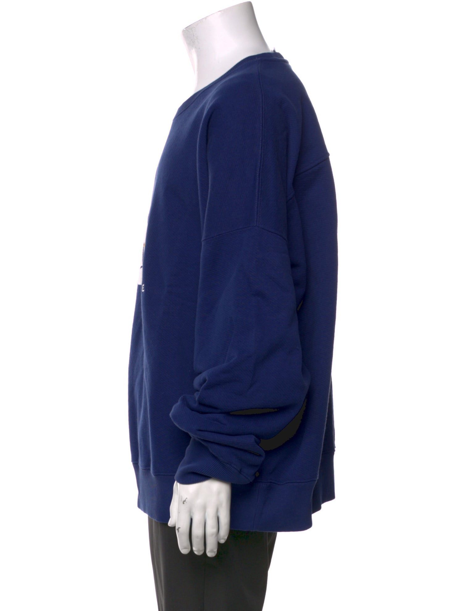 le PERE Graphic Print Crew Neck Pullover