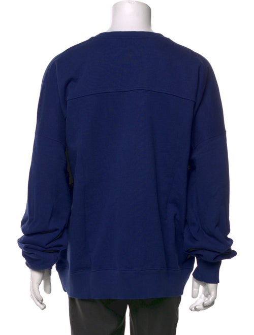 le PERE Graphic Print Crew Neck Pullover