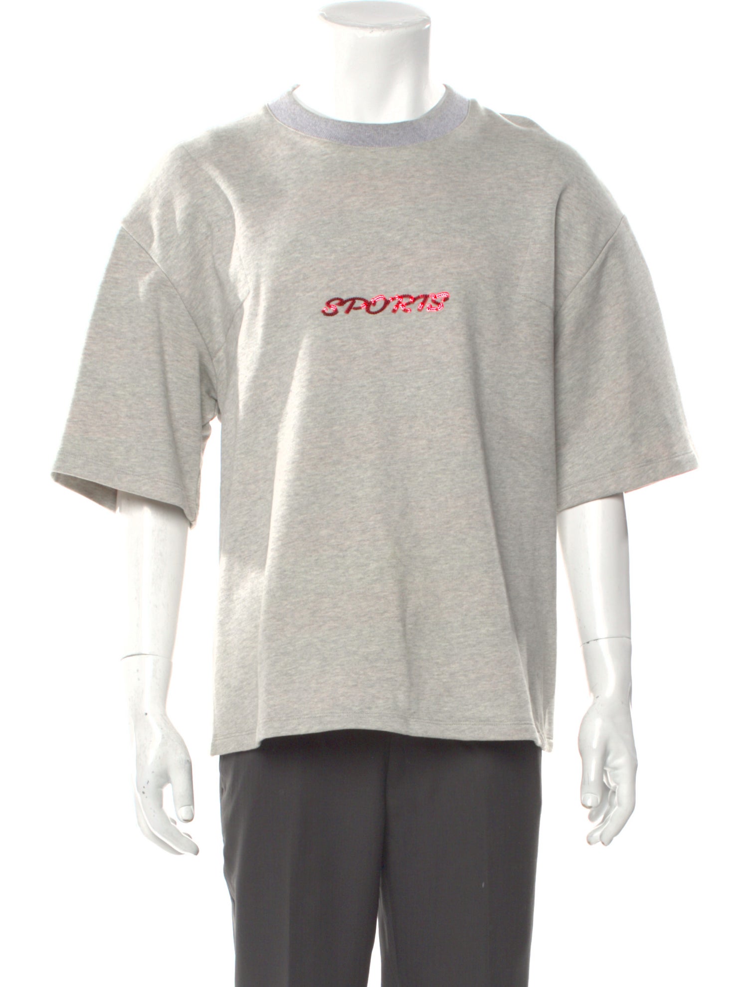 le PÈRE Graphic Print Crew Neck T-Shirt