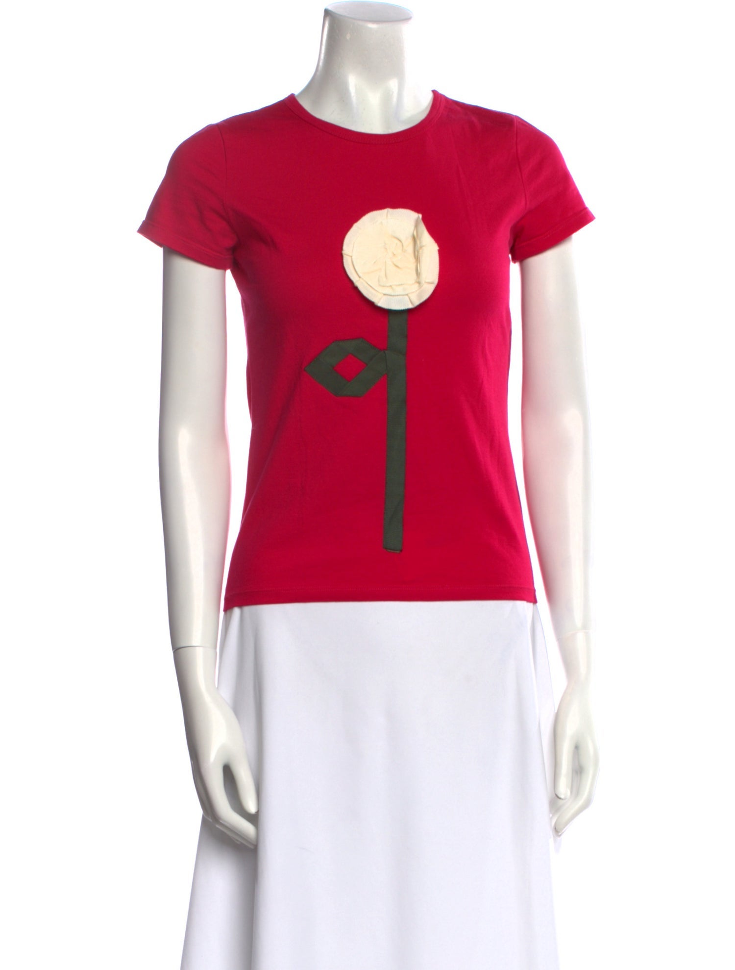 Lanvin Petite Graphic Print Crew Neck T-Shirt