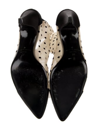 Les Petits Joueurs Mesh Polka Dot Print Boots