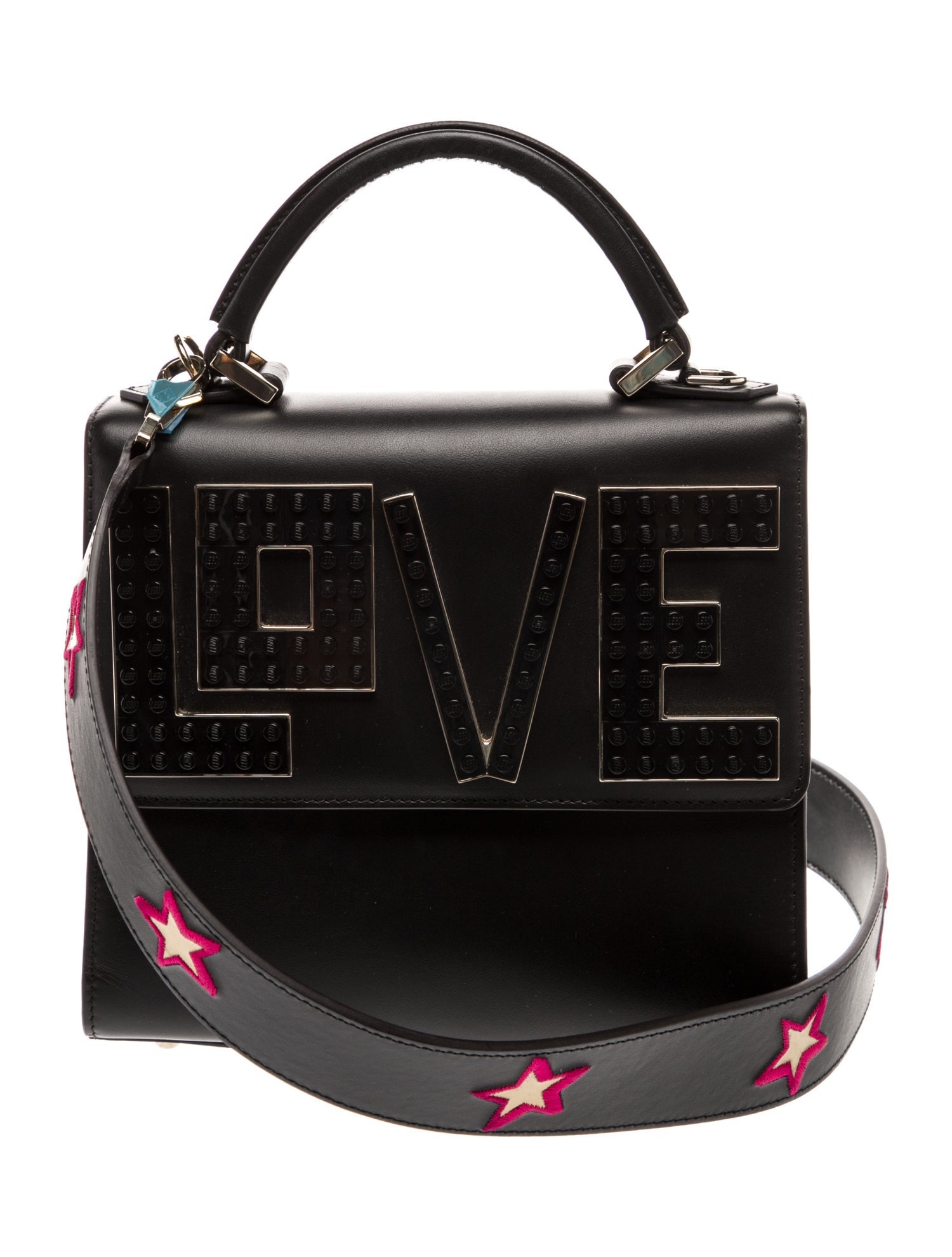 Les Petits Joueurs Grace Smile Lego Clutch - Black Clutches
