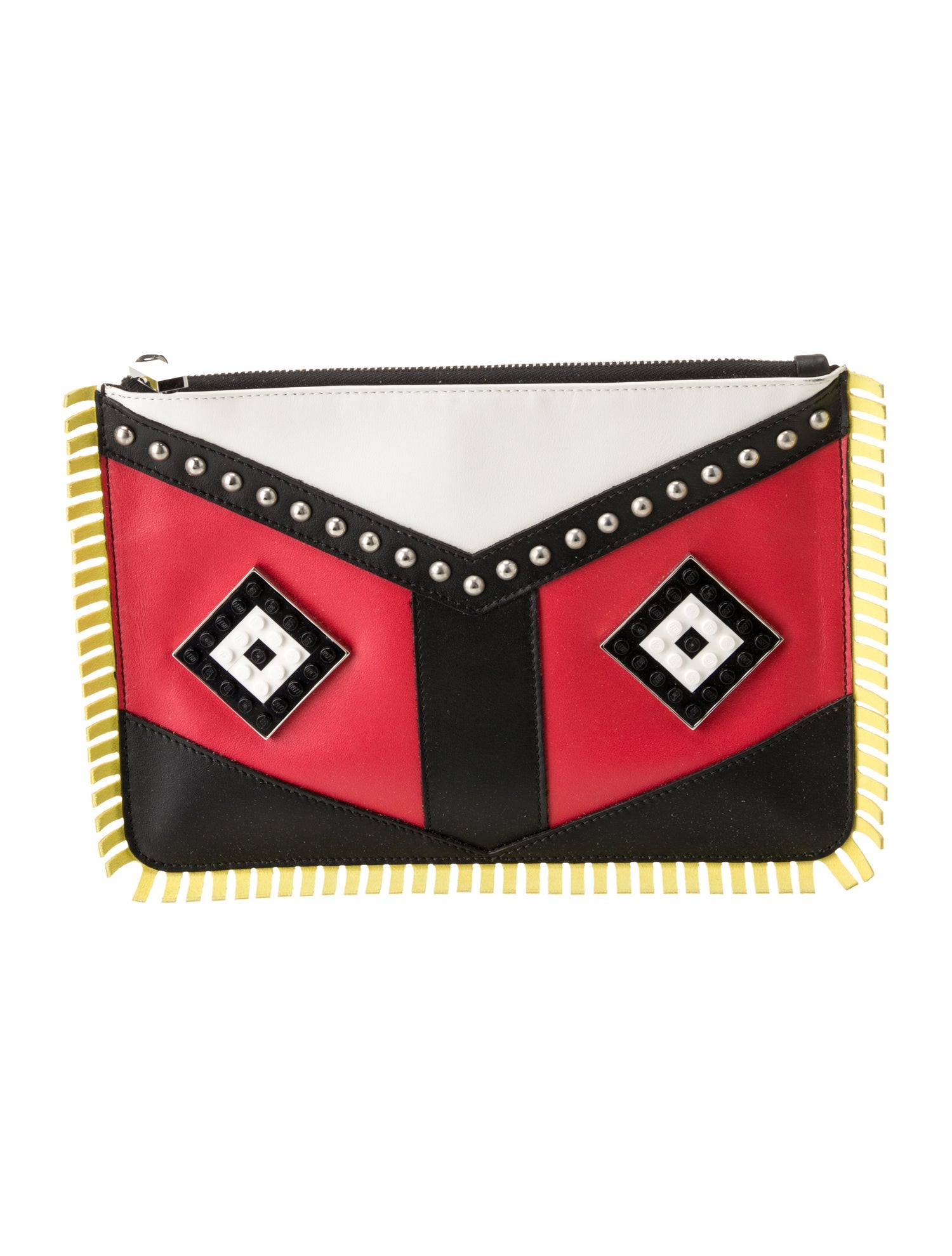 Les Petits Joueurs Leather Clutch