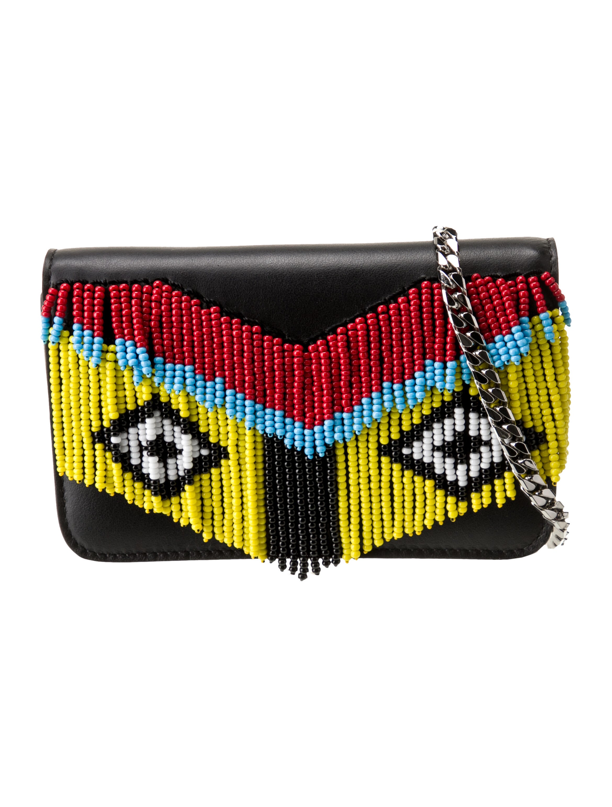 Les Petits Joueurs Leather Clutch