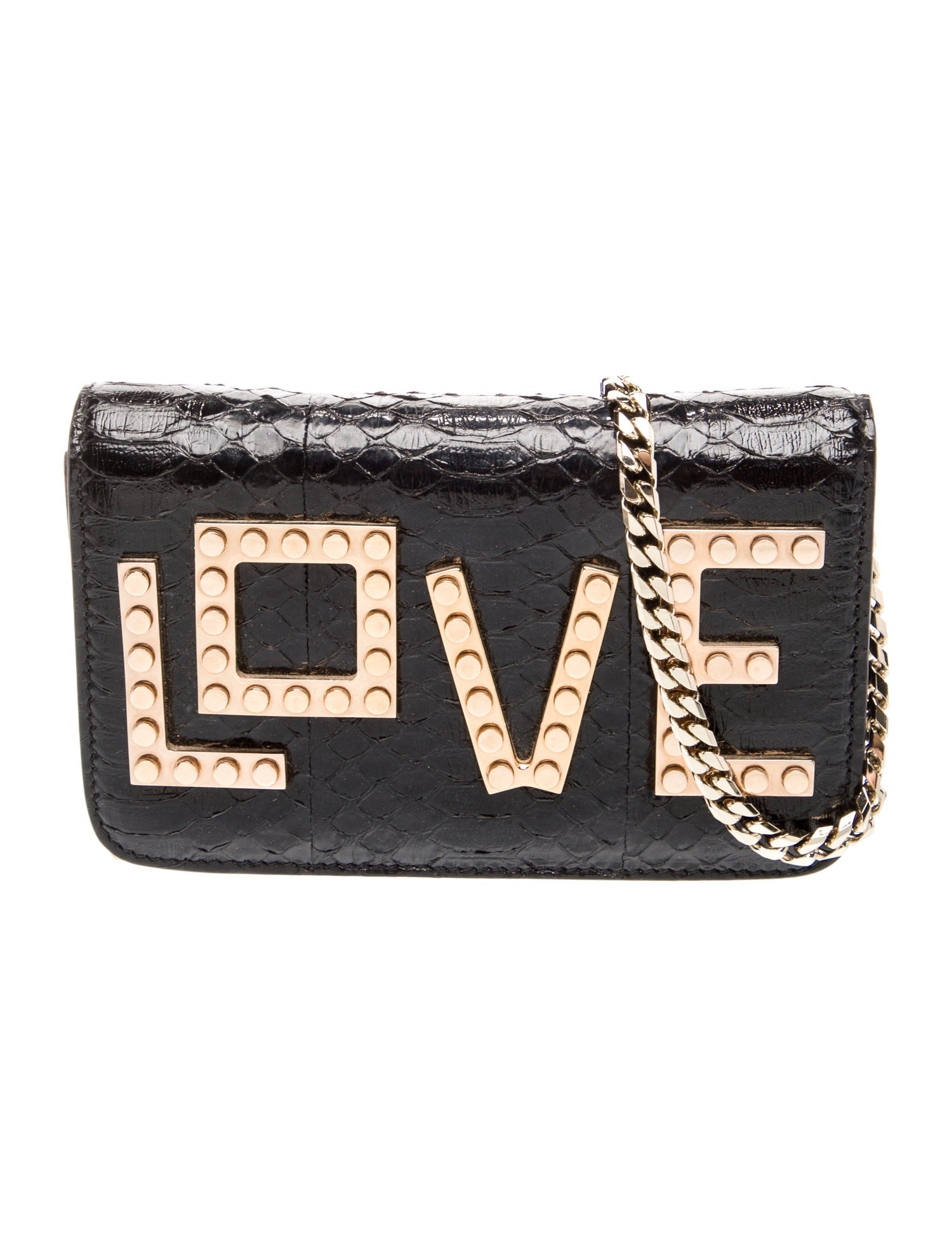 Les Petits Joueurs Leather Clutch