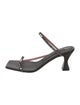 Les Petits Joueurs Leather Sequin Embellishments Slingback Sandals