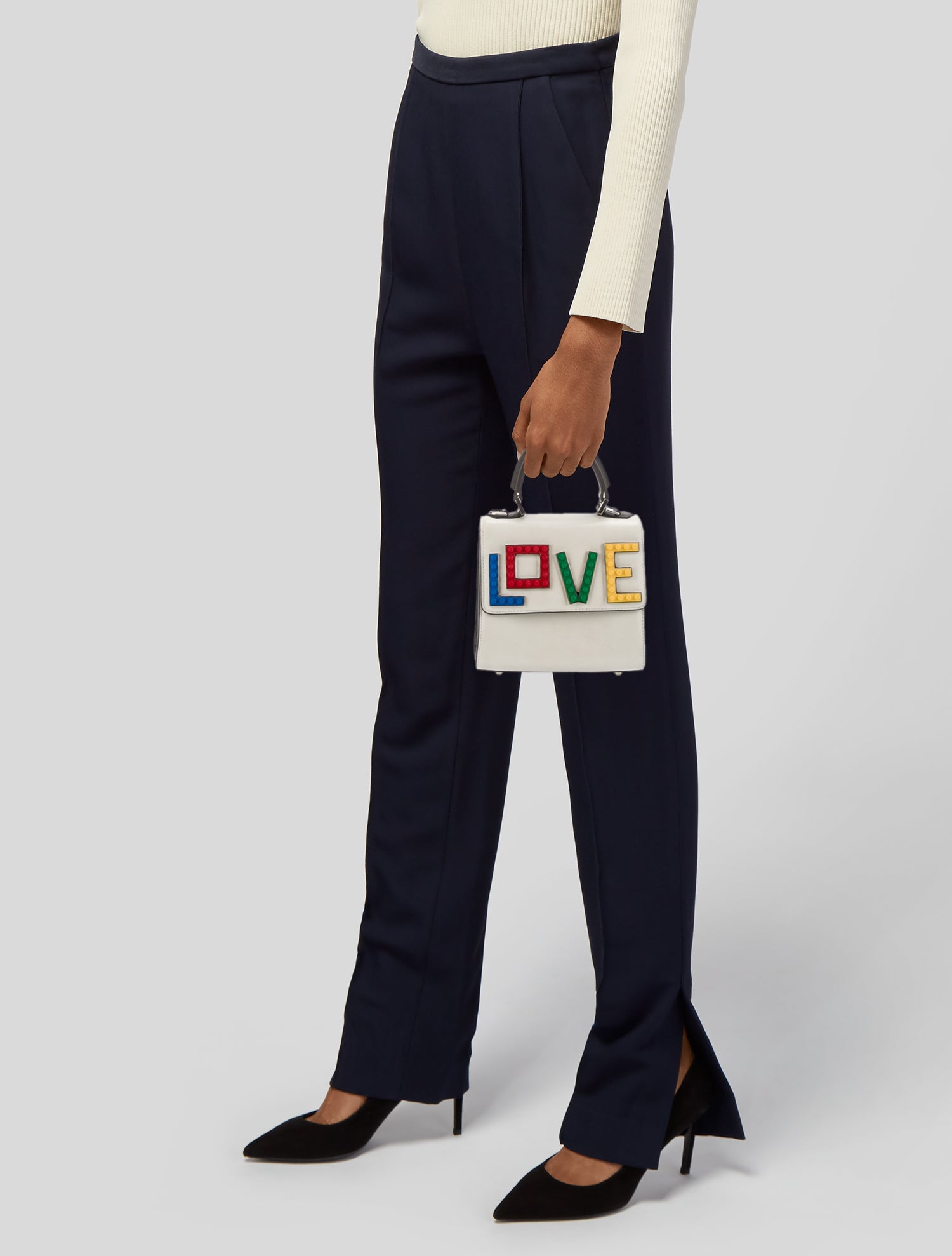 Les Petits Joueurs Leather Shoulder Bag