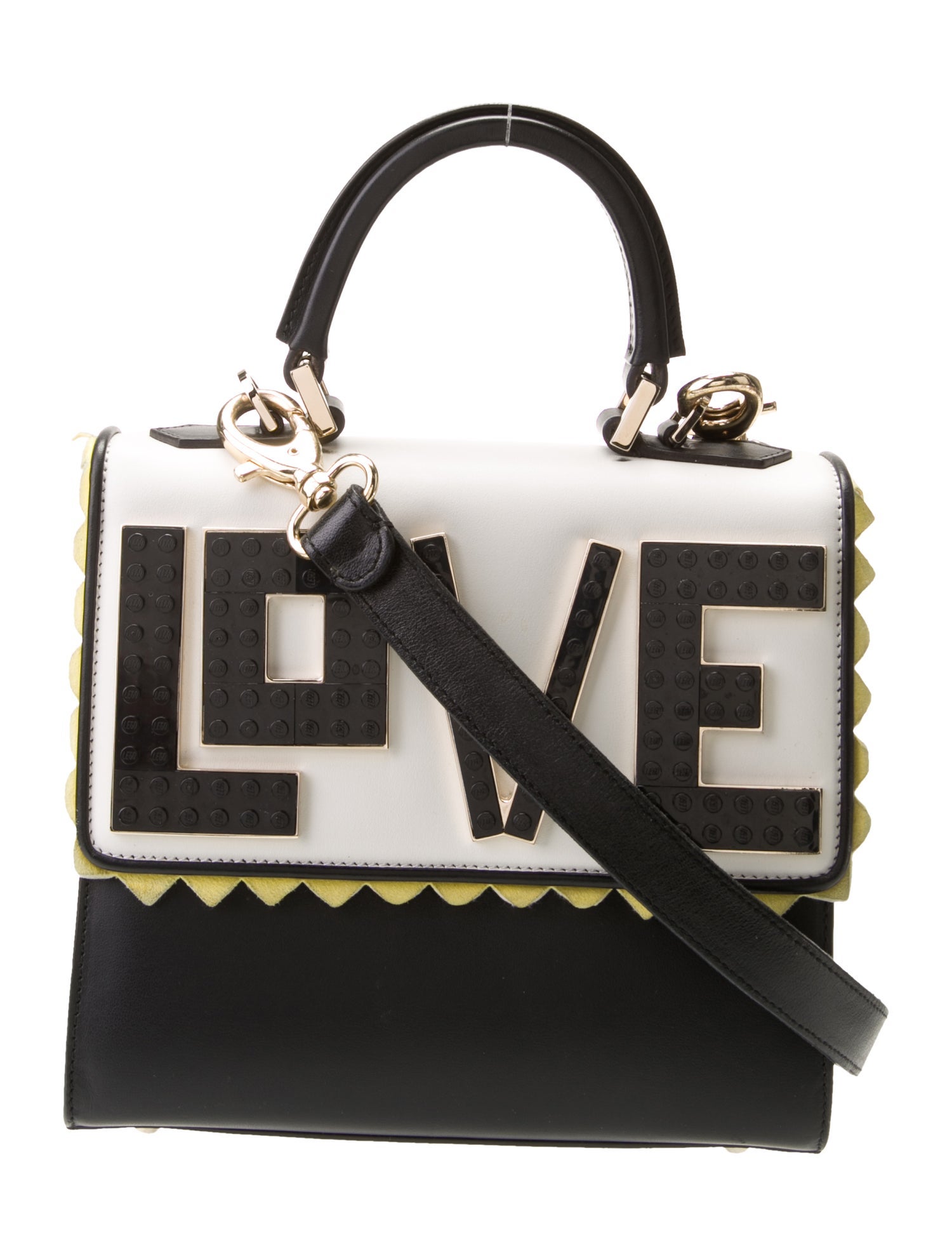 Les Petits Joueurs Leather Shoulder Bag