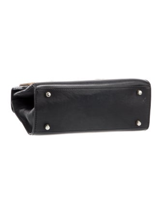 Les Petits Joueurs Leather Top Handle Bag