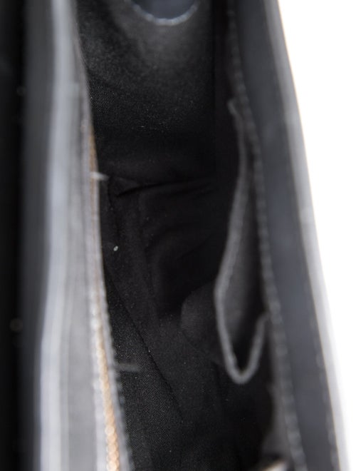 Les Petits Joueurs Leather Top Handle Bag