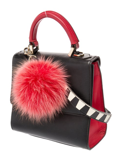 Les Petits Joueurs Leather Top Handle Bag