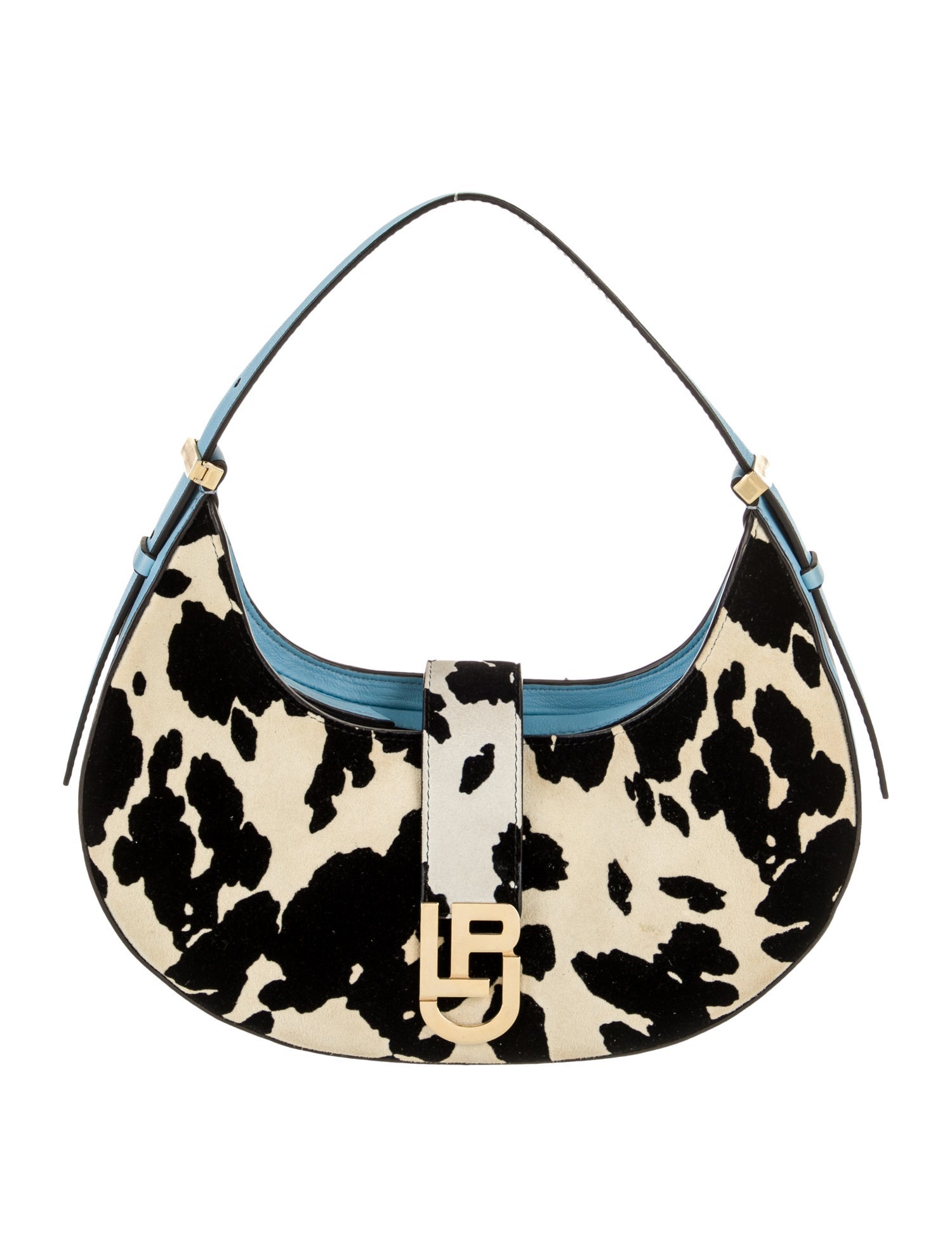 Les Petits Joueurs Suede Top Handle Bag