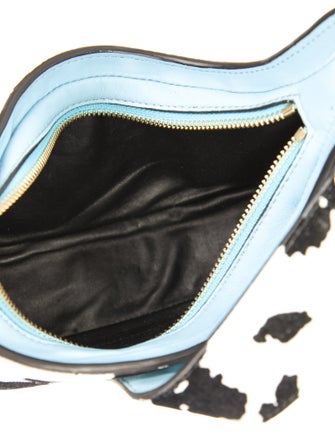 Les Petits Joueurs Suede Top Handle Bag