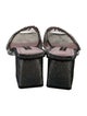 Les Petits Joueurs Leather Crystal Embellishments Slides