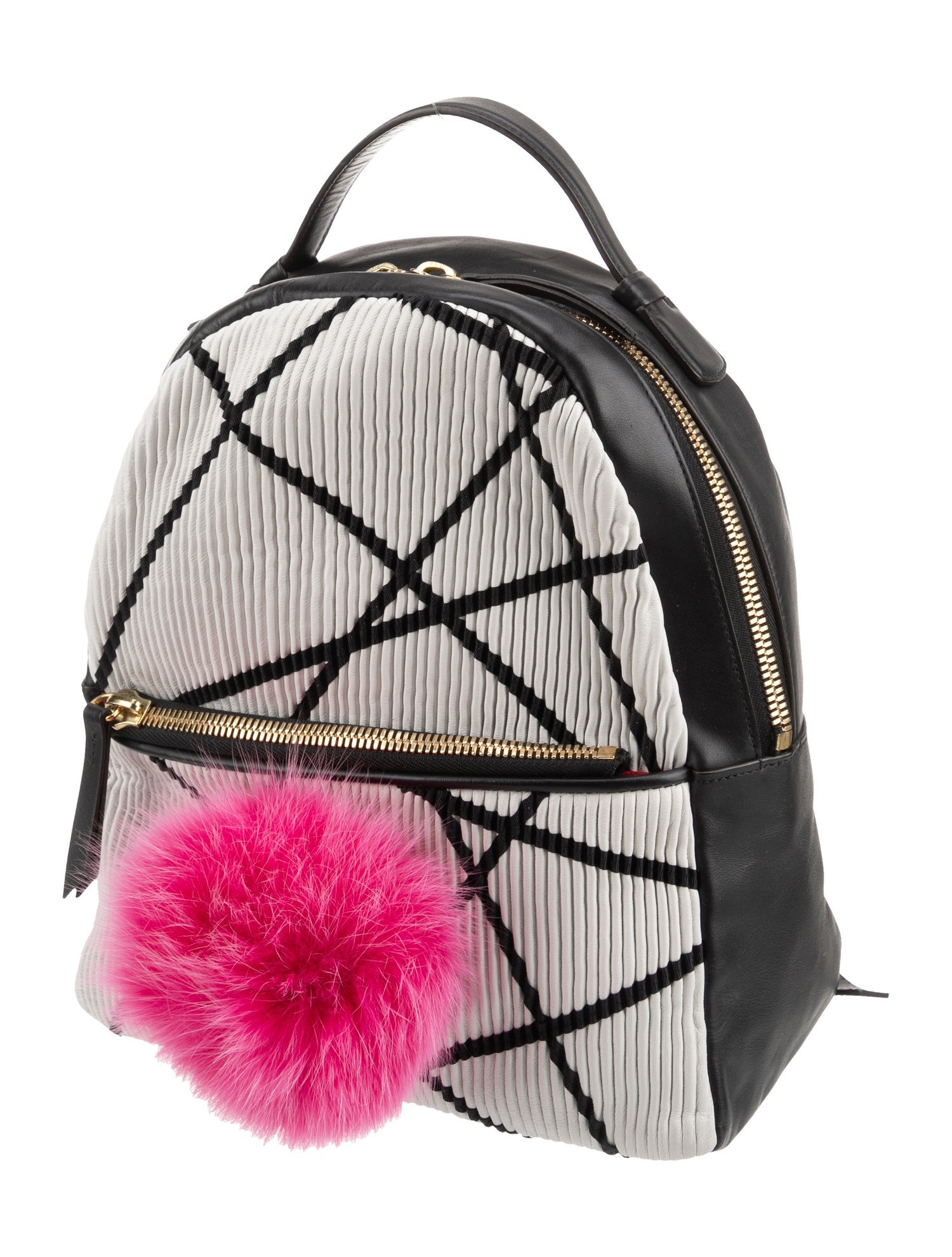 Les Petits Joueurs Leather Backpack