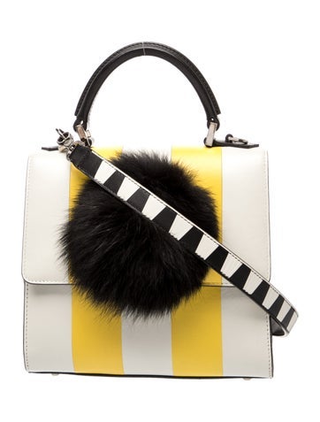 Pre-owned Les Petits Joueurs Leather Crossbody Bag In Neutral