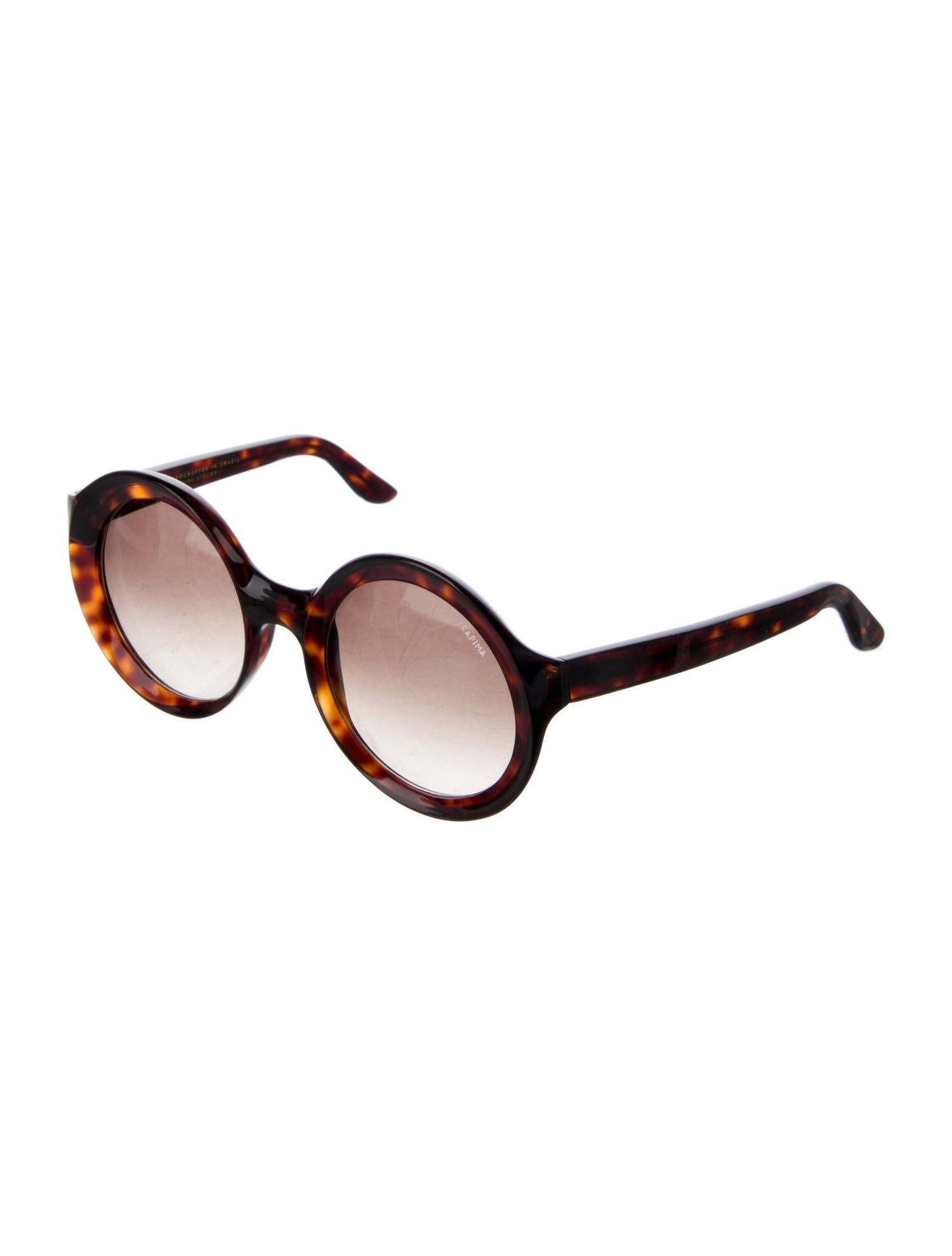 Lapima Round Gradient Sunglasses