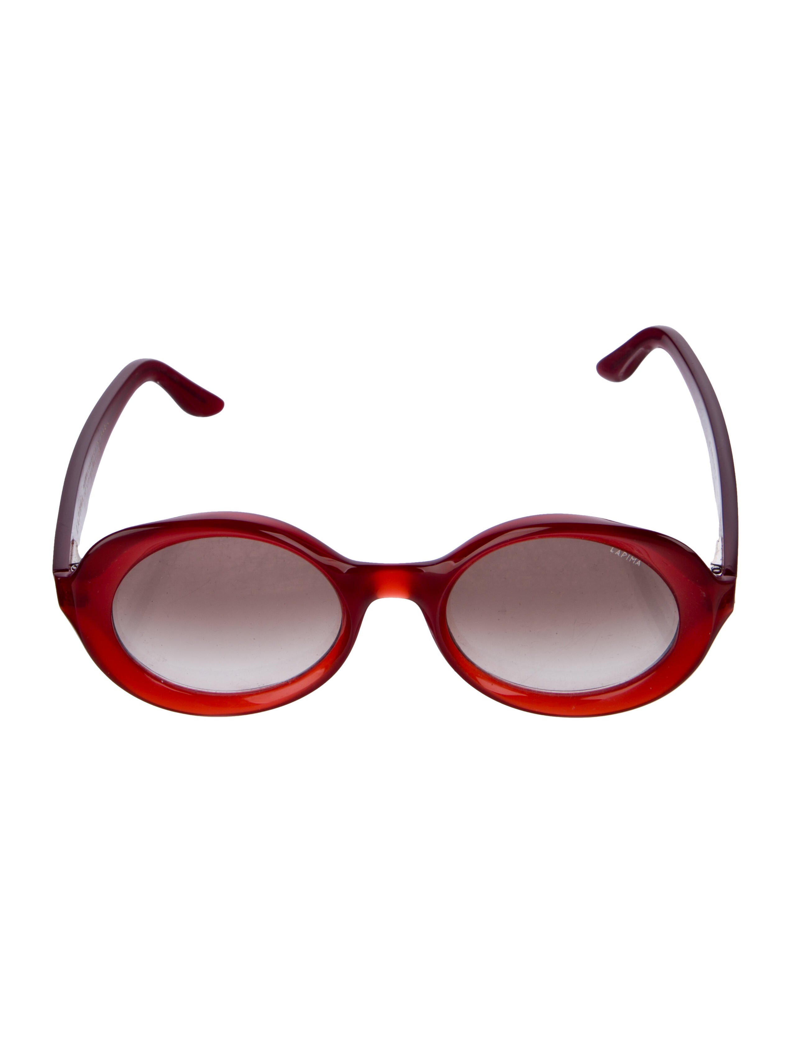 Lapima Round Gradient Sunglasses
