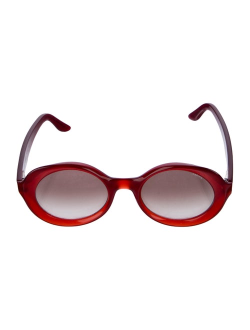 Lapima Round Gradient Sunglasses