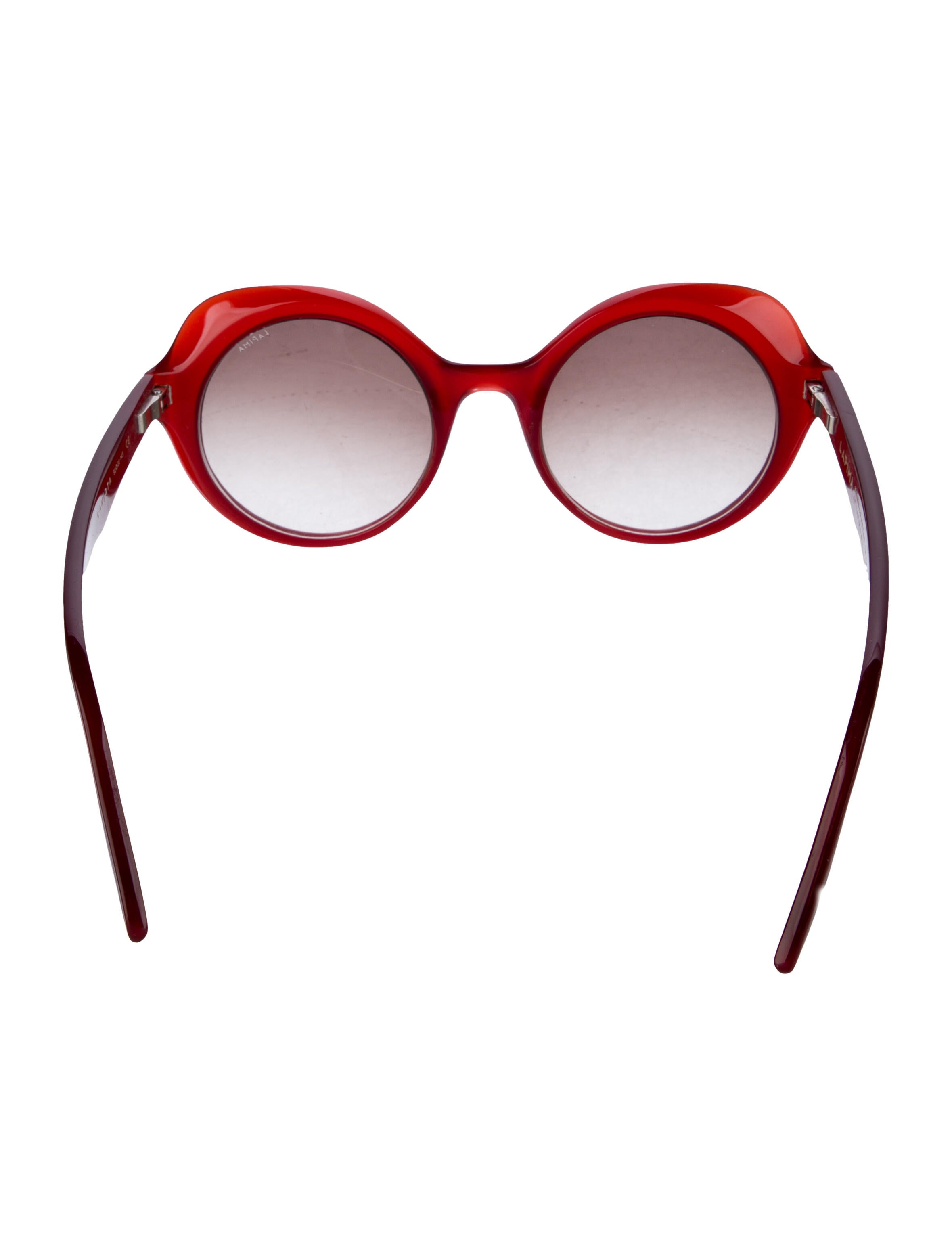 Lapima Round Gradient Sunglasses