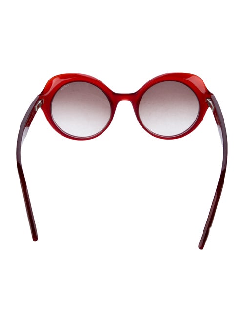 Lapima Round Gradient Sunglasses