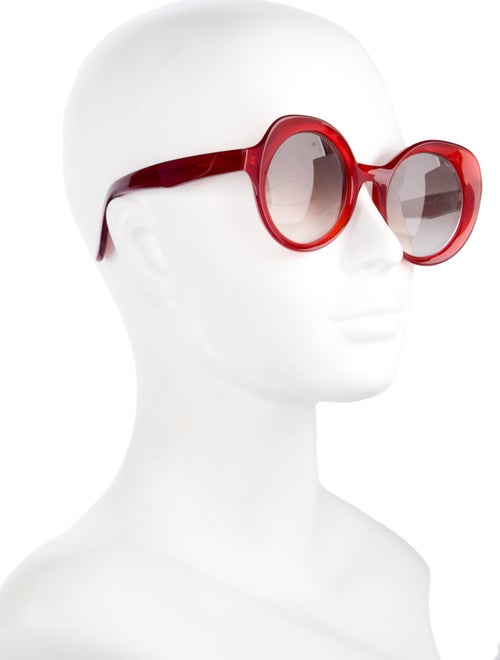 Lapima Round Gradient Sunglasses