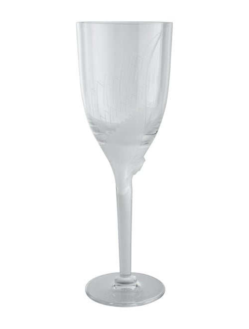 Lalique Set of 10 Angel Champagne Glasses