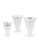 Lalique Set of 3 Crystal Bourgueil Sherry Glass