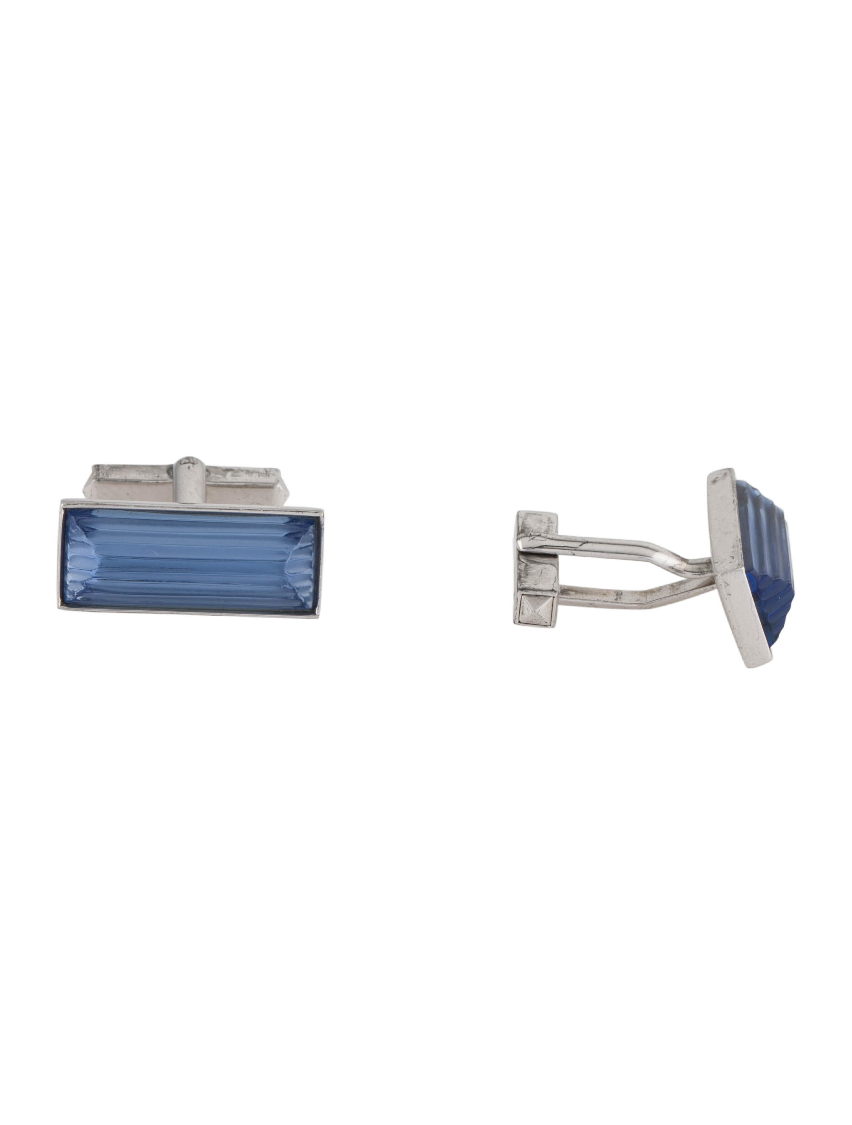 Lalique Rectangular Cufflinks