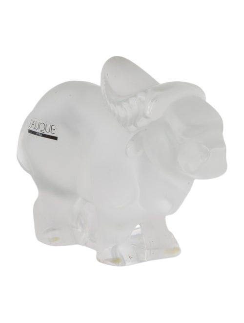Lalique Crystal Buffalo