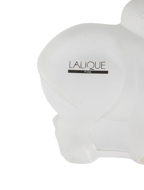 Lalique Crystal Buffalo