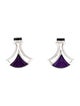 Lalique Crystal Larcade Drop Earrings