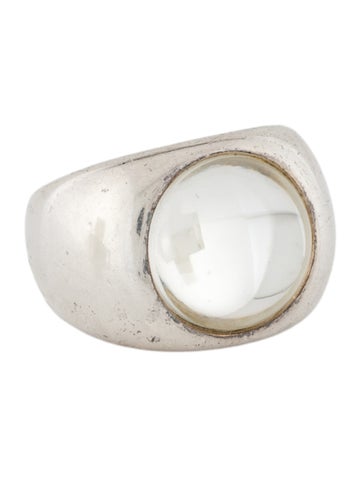 Lalique Cocktail Ring Crystal 7