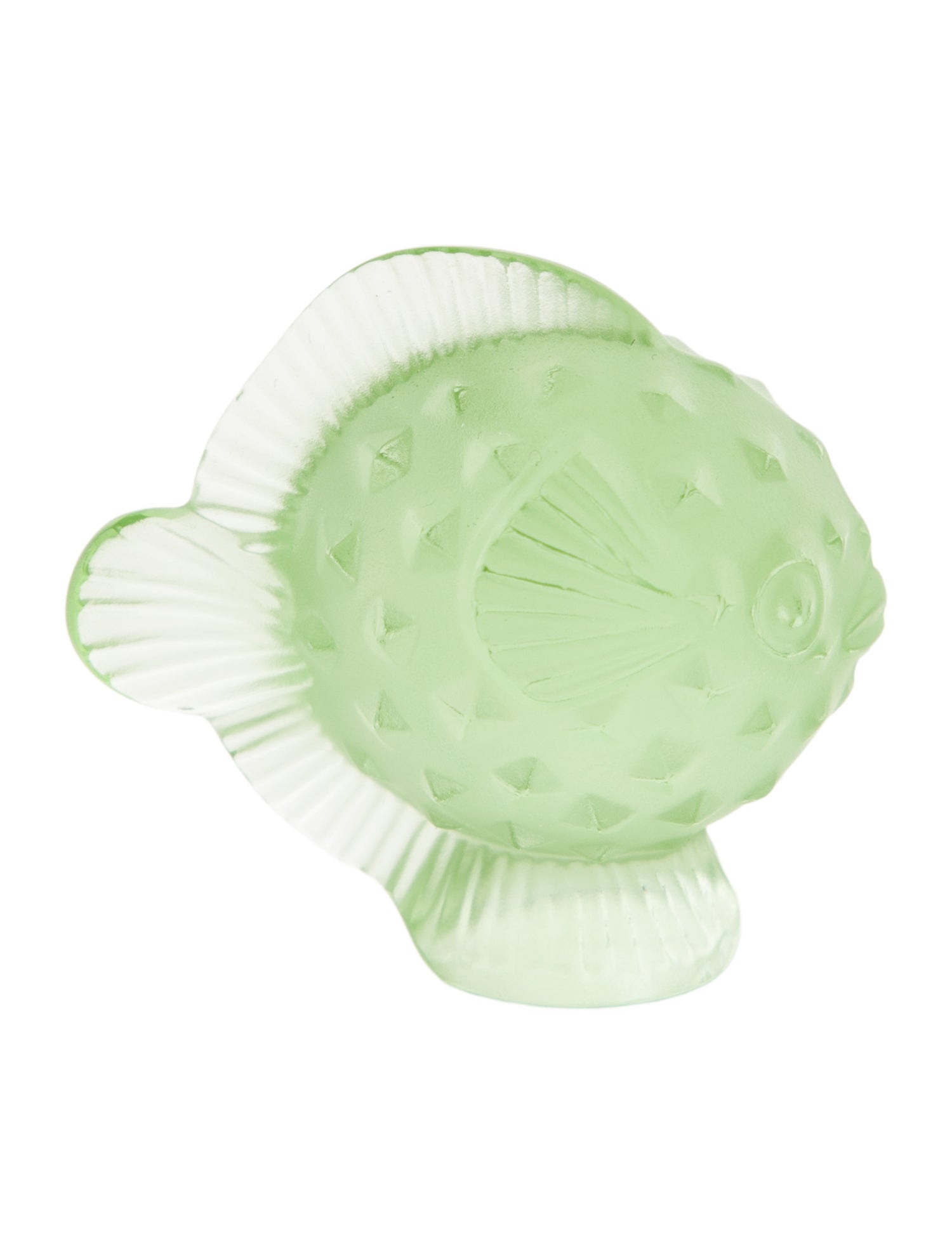 Lalique Puffer Fish Figurine