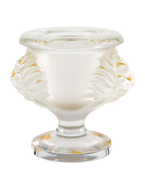Lalique Tête De Lion Table Lighter Holder