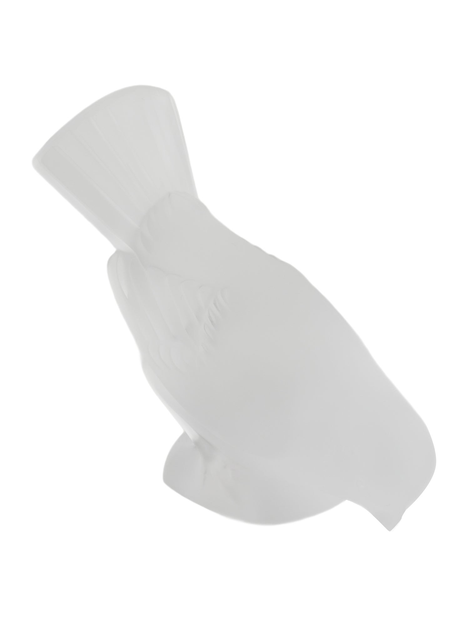Lalique Frosted Crystal Bird Figurine