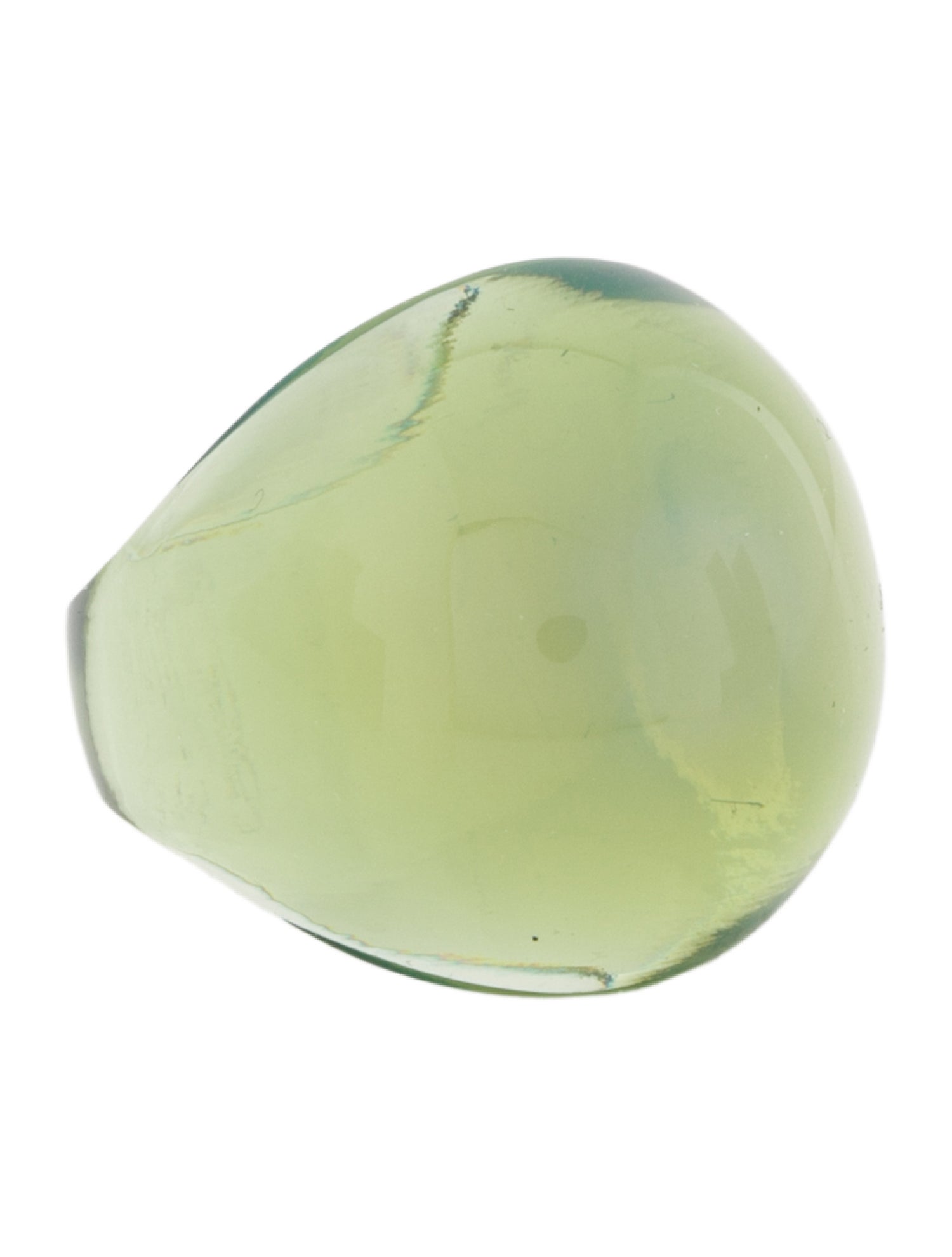 Lalique Glass Dome Cocktail Ring