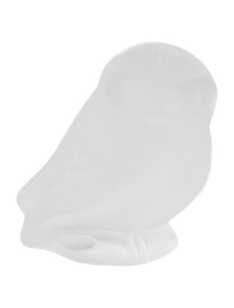 Lalique Nyctal Owl Crystal Figurine