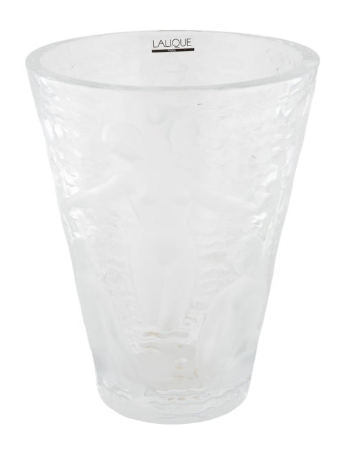 Lalique Crystal Odines Vase