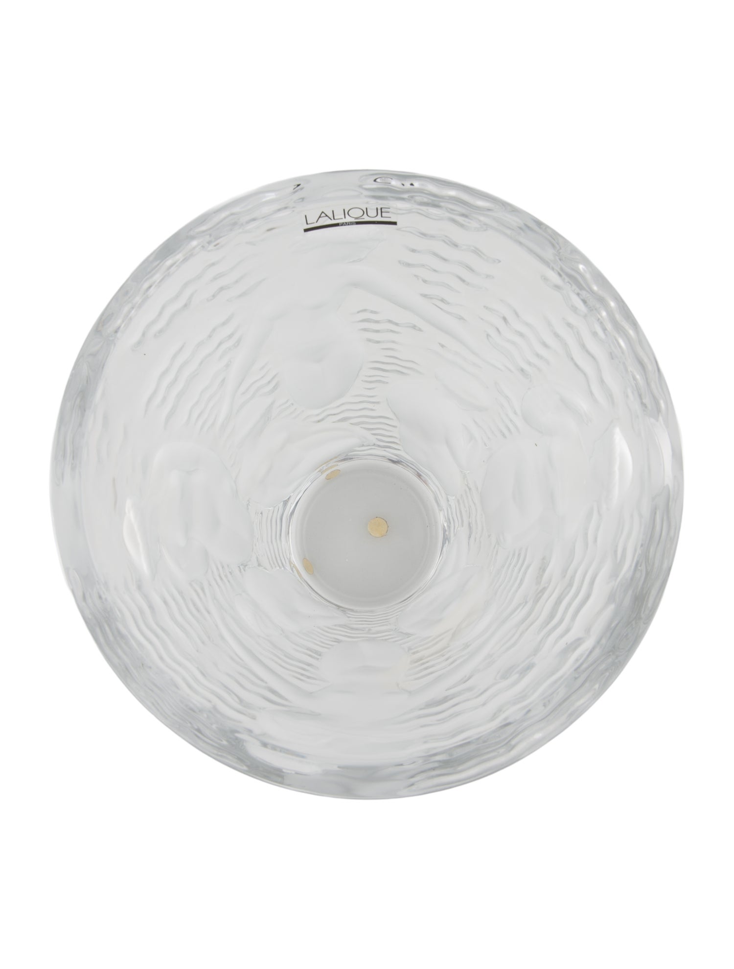 Lalique Crystal Odines Vase