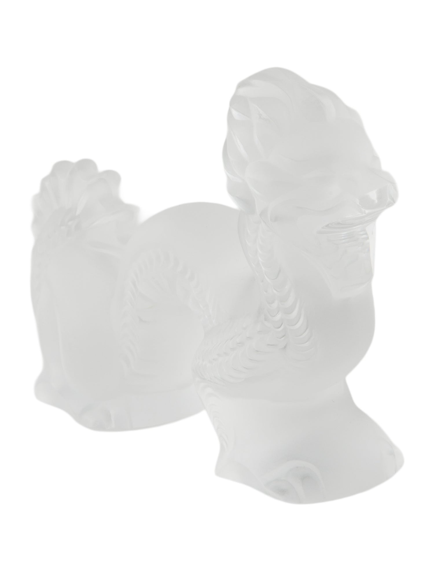 Lalique Crystal Dragon Figurine