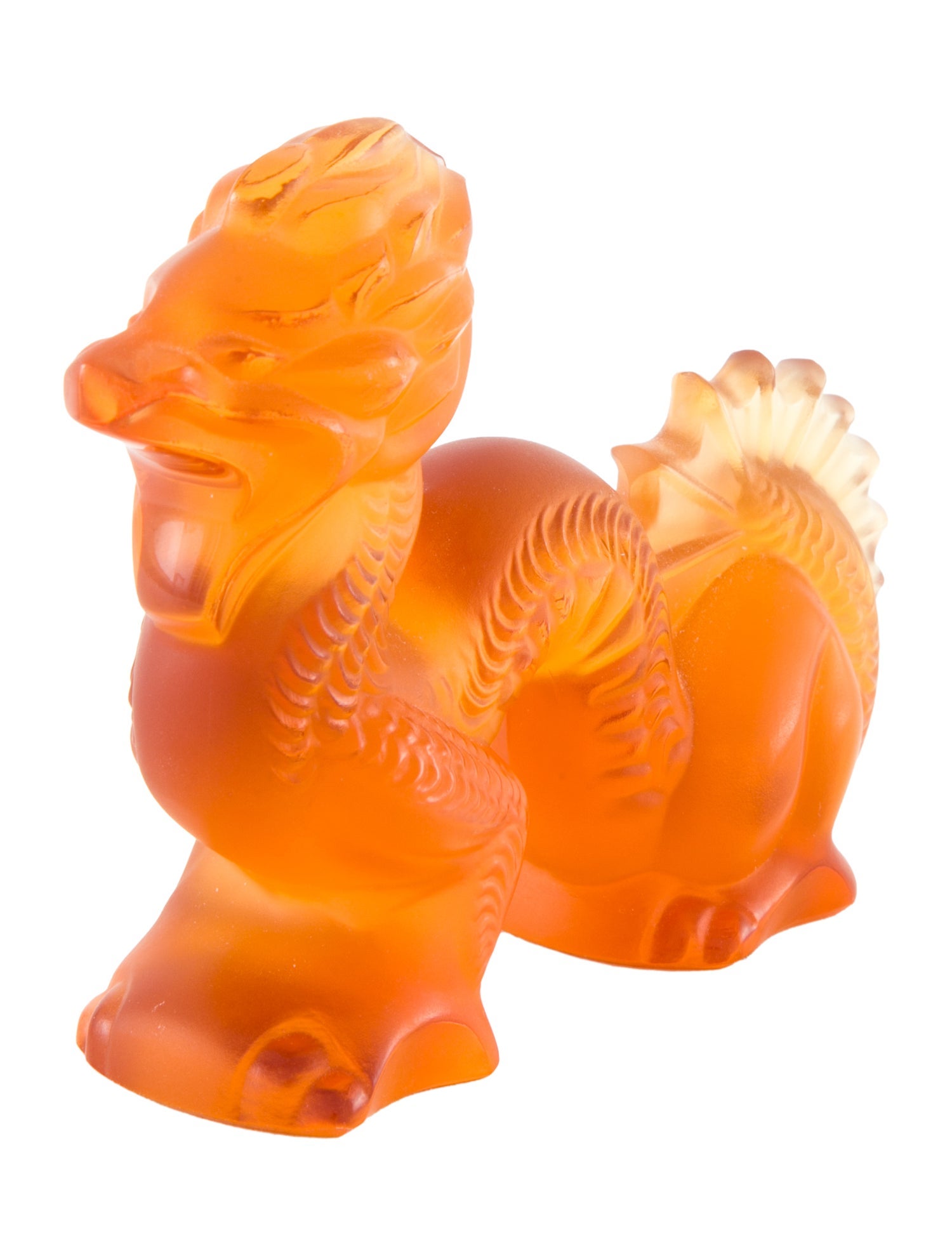 Lalique Crystal Dragon Figurine